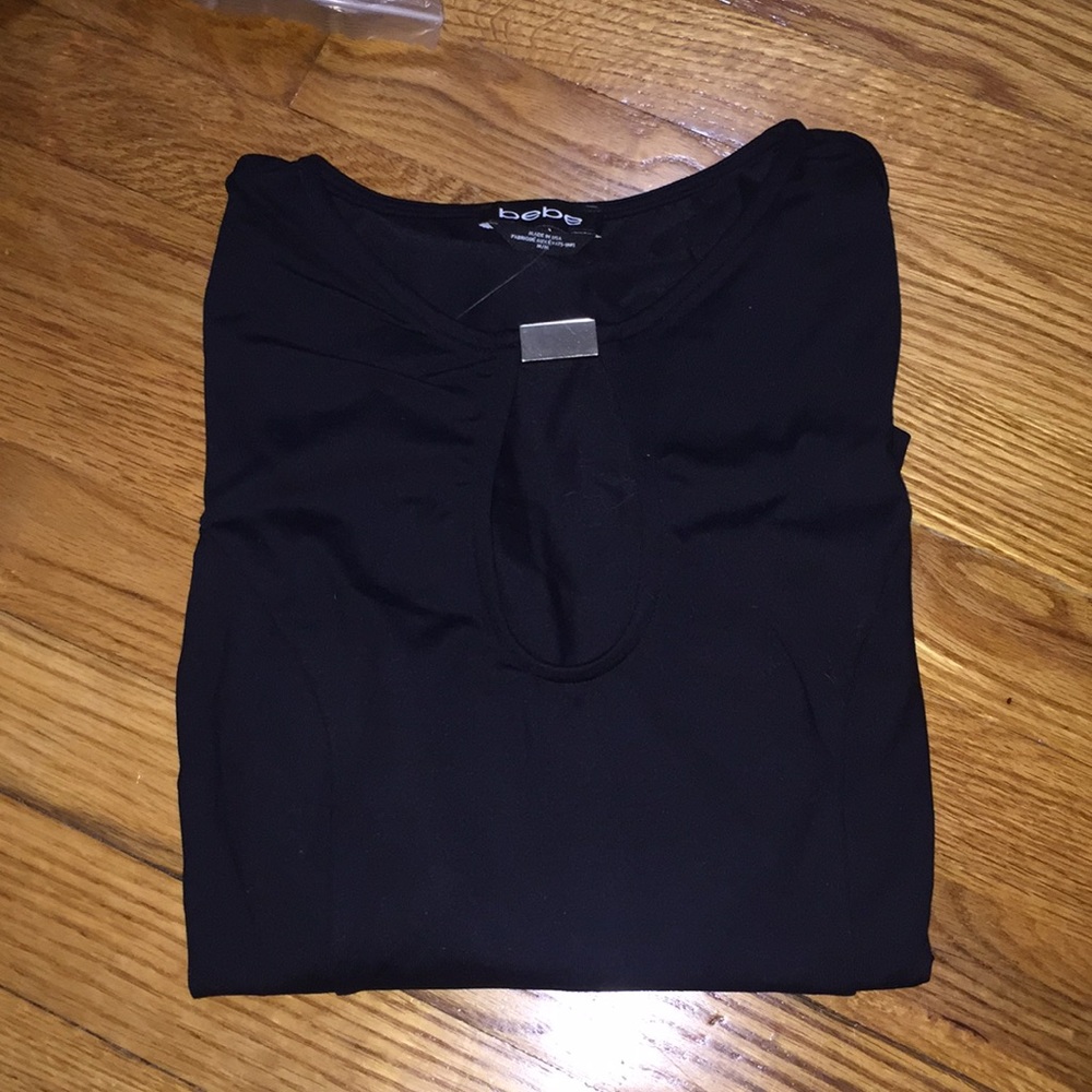 Black Bebe long sleeve top